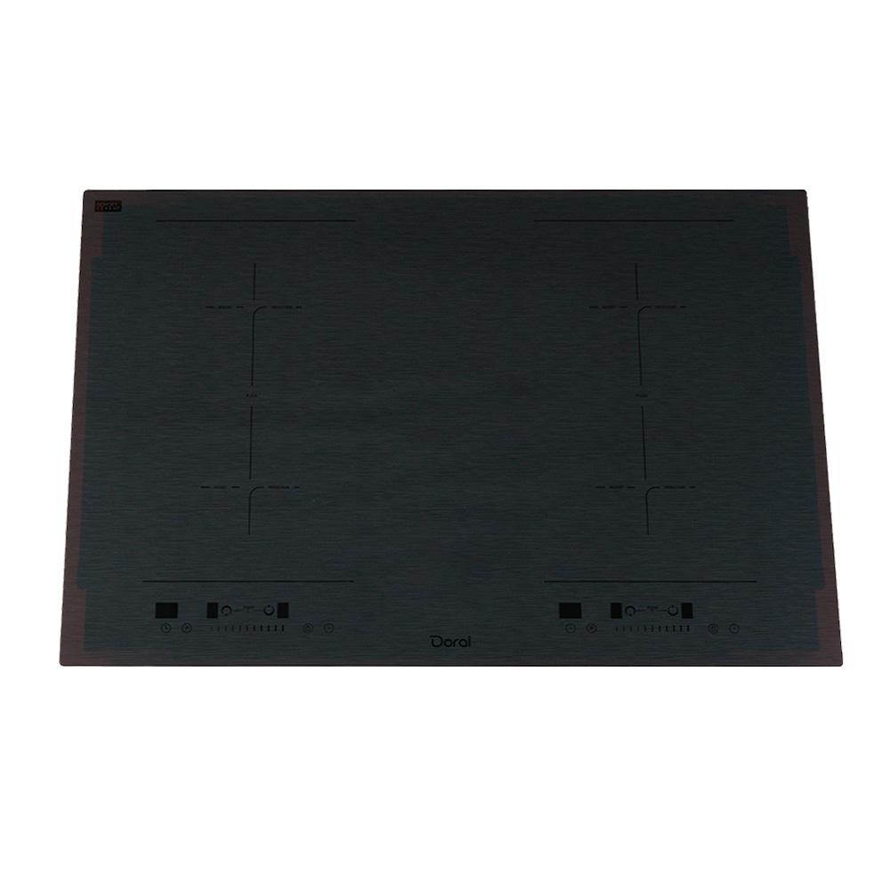 Cooktop Induction 77cm | Dark Grey Glass